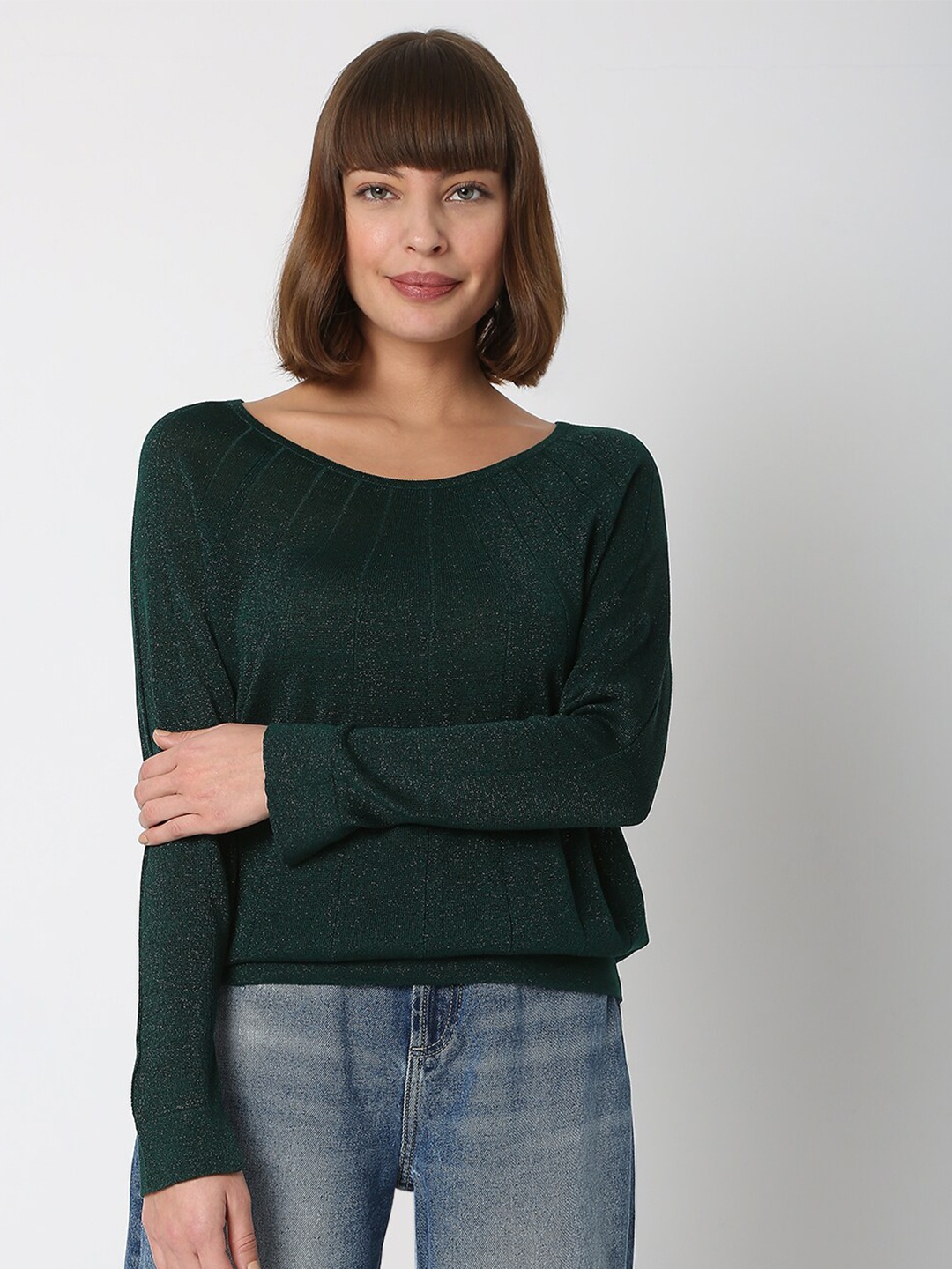 

Vero Moda Women Green Pullover