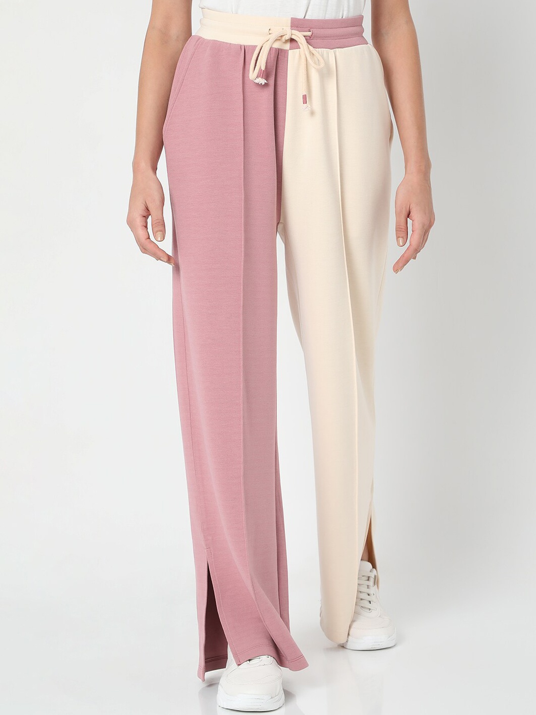 

Vero Moda Women Purple Flared Trousers