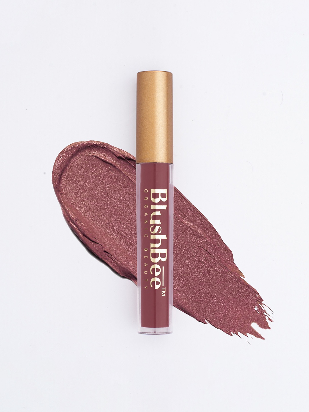 

BlushBee Beauty Highly Pigmented Vegan Organic Lip Nourishing Liquid Lipstick 5 ml - Sam U, Mauve