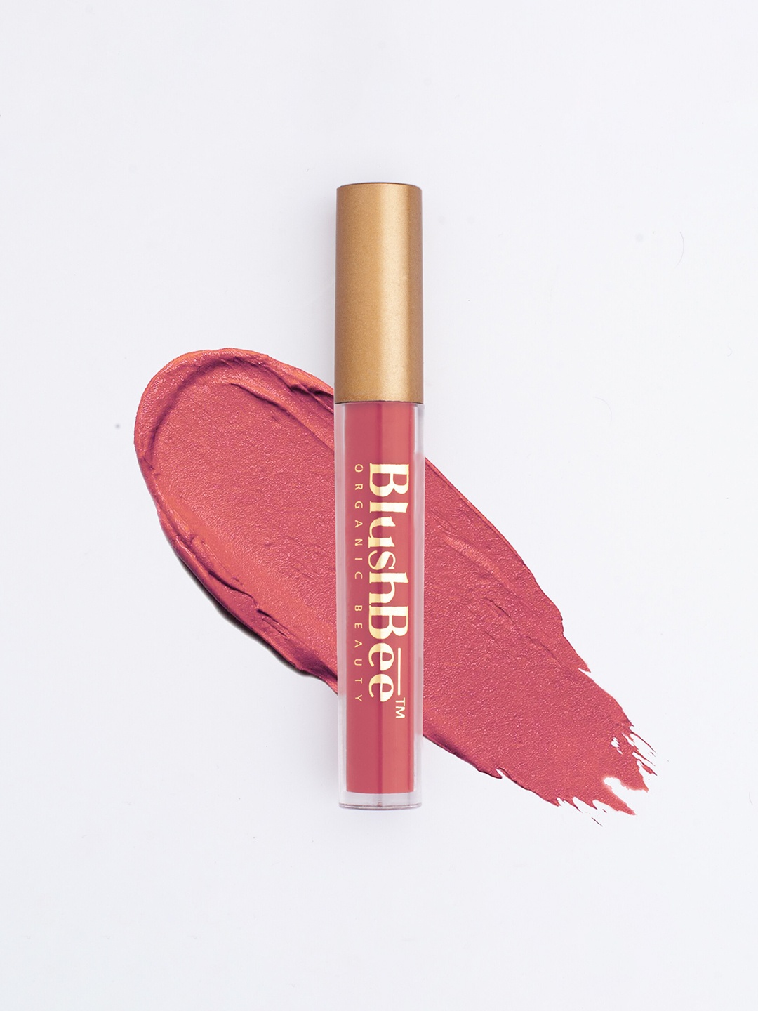 

BlushBee Beauty Highly Pigmented Vegan Organic Lip Nourishing Liquid Lipstick 5 ml - HBD, Pink
