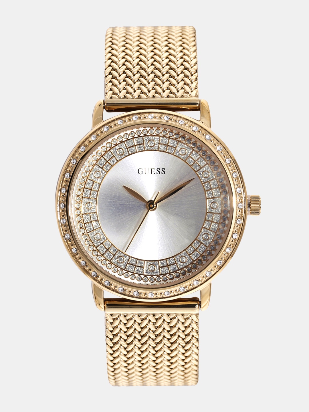 

GUESS Women Silver-Toned Analogue Watch W0836L3