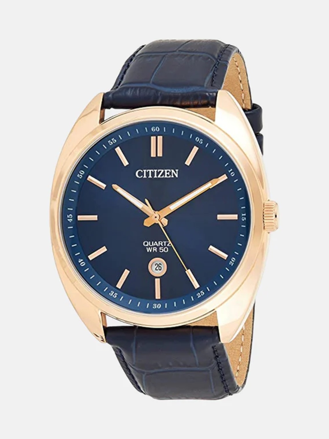 

Citizen Men Blue Dial & Blue Leather Straps Analogue Watch