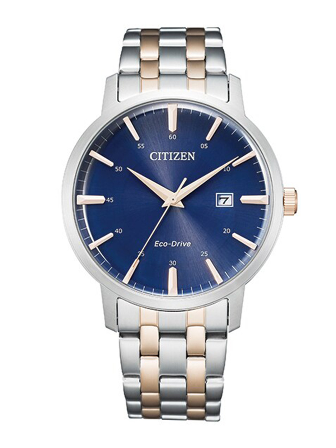 

Citizen Men Blue Dial & Silver Toned Stainless Steel Bracelet Style Straps Analogue Automatic Light Powered Watch