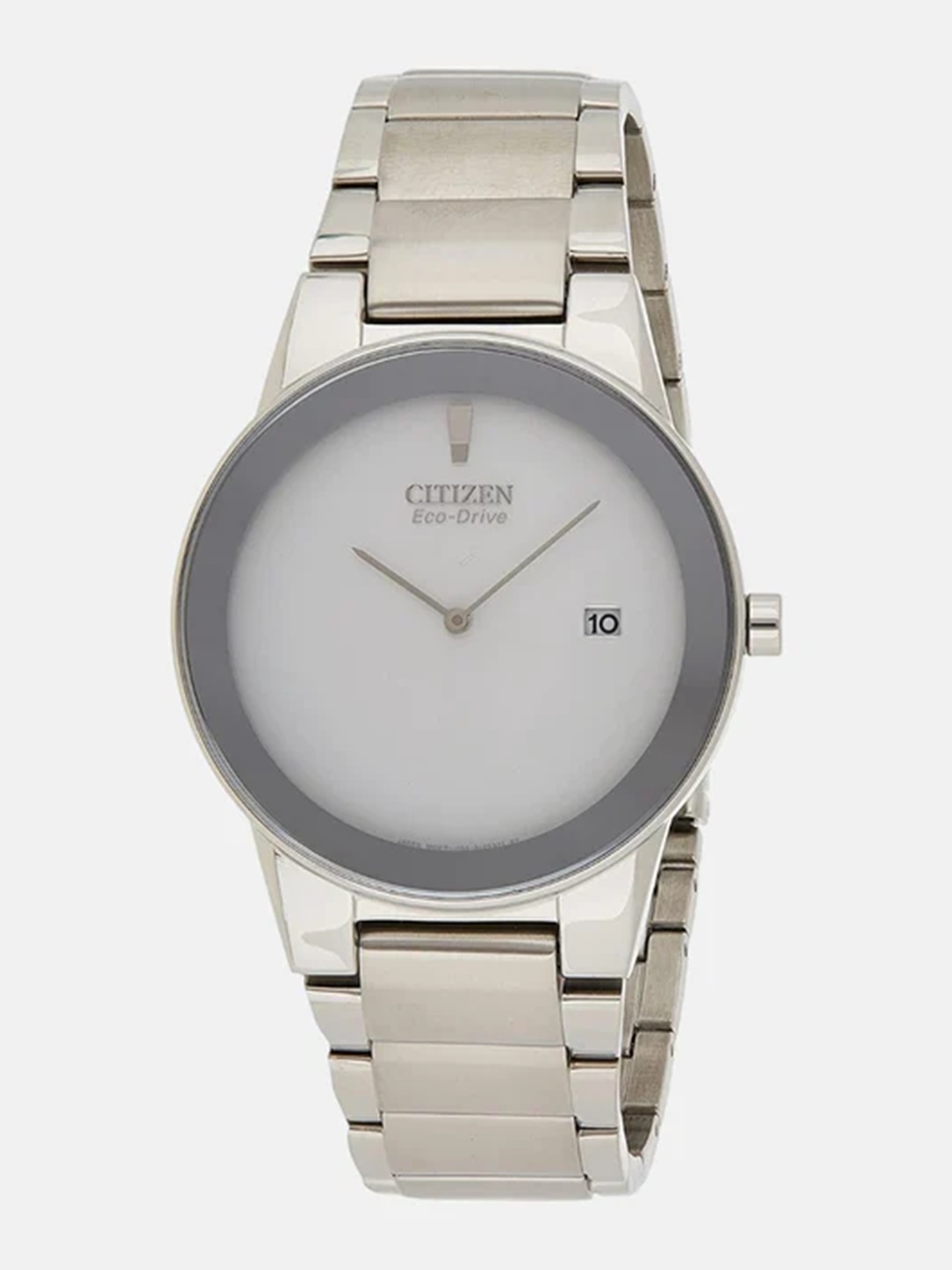 

Citizen Men White Dial & Silver Toned Stainless Steel Bracelet Style Straps Analogue Watch AU1060-51A