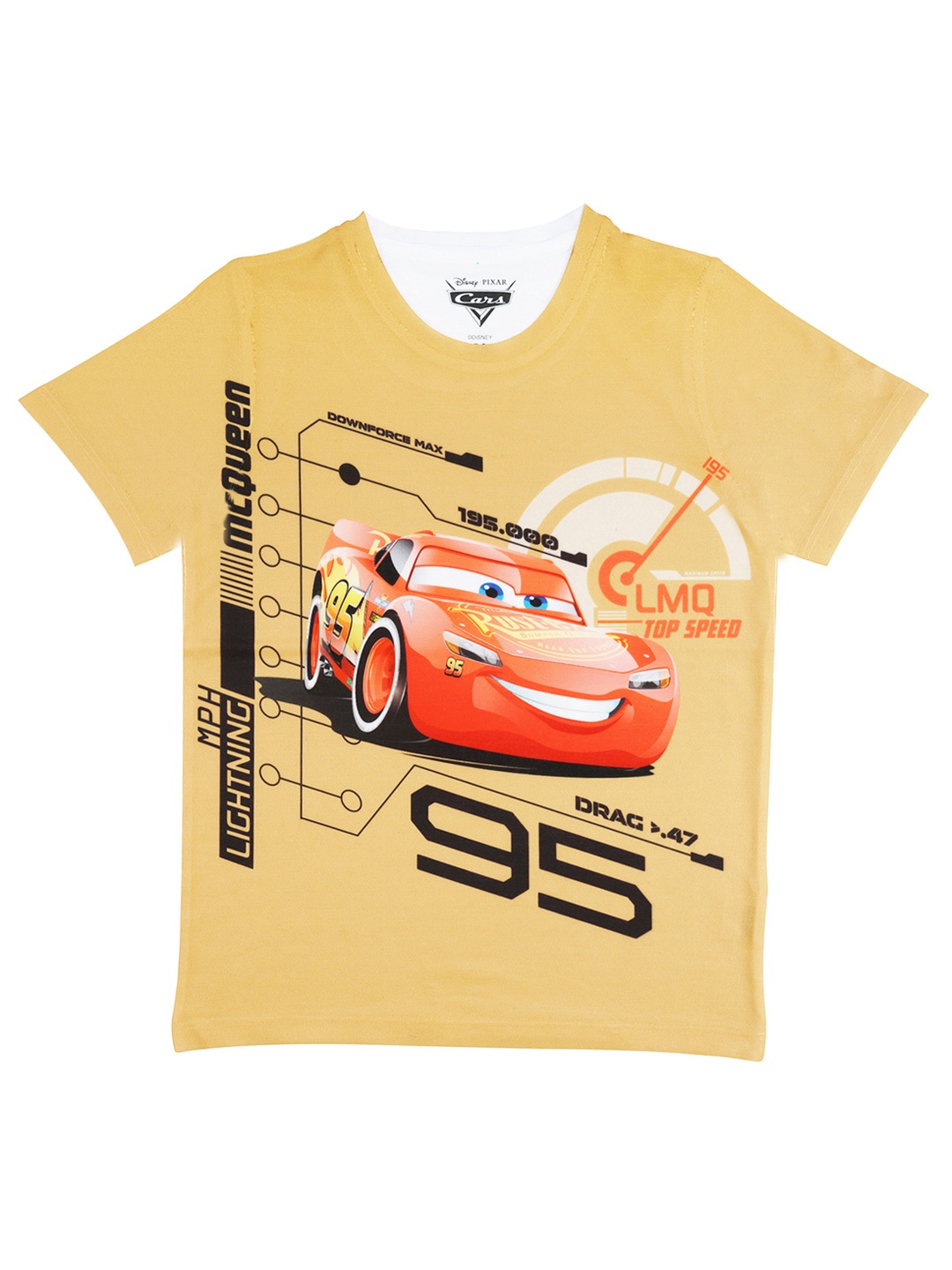 

Disney by Wear Your Mind Boys Yellow Printed T-shirt