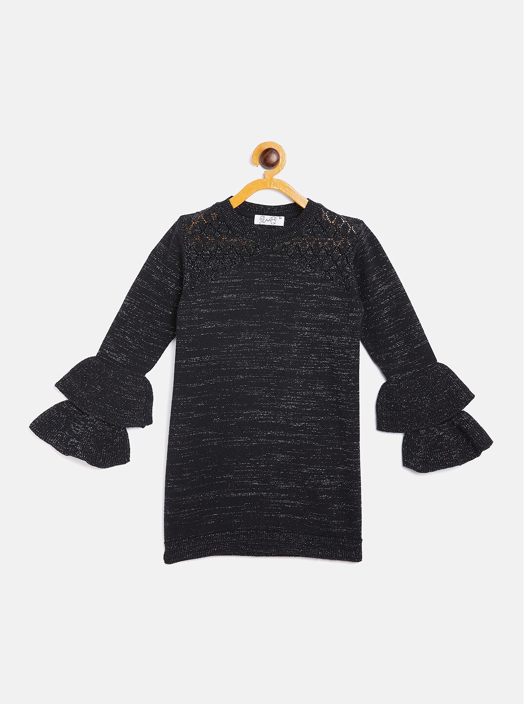 

JWAAQ Girls Black Pullover