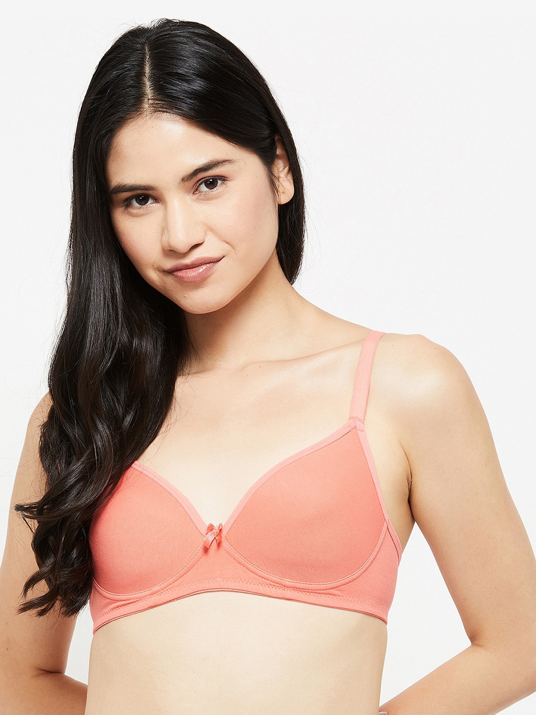 

max Women Peach-Coloured Lightly Padded Bra