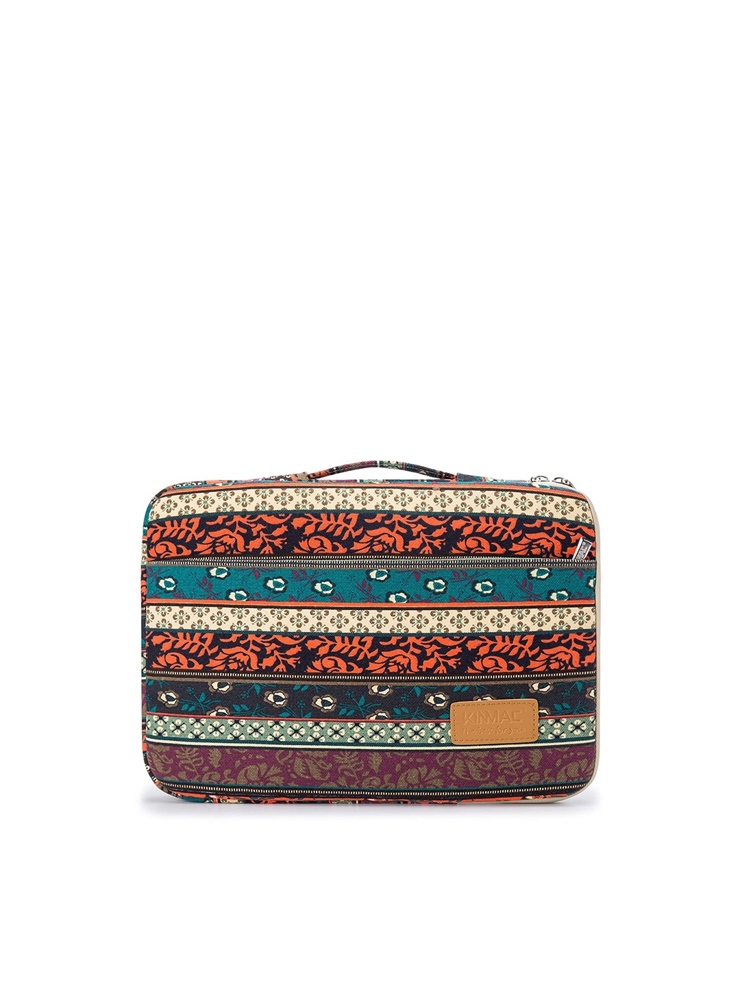 

Red Lemon Unisex Black & Orange Printed Laptop Bag