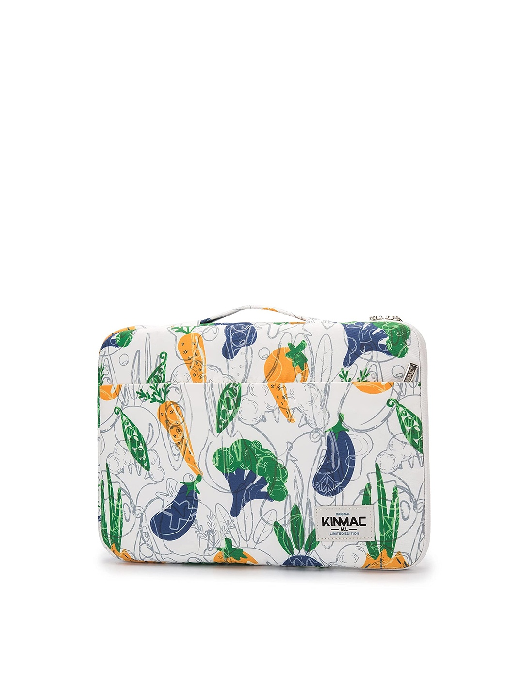 

Red Lemon Unisex Blue & White Printed Laptop Sleeve