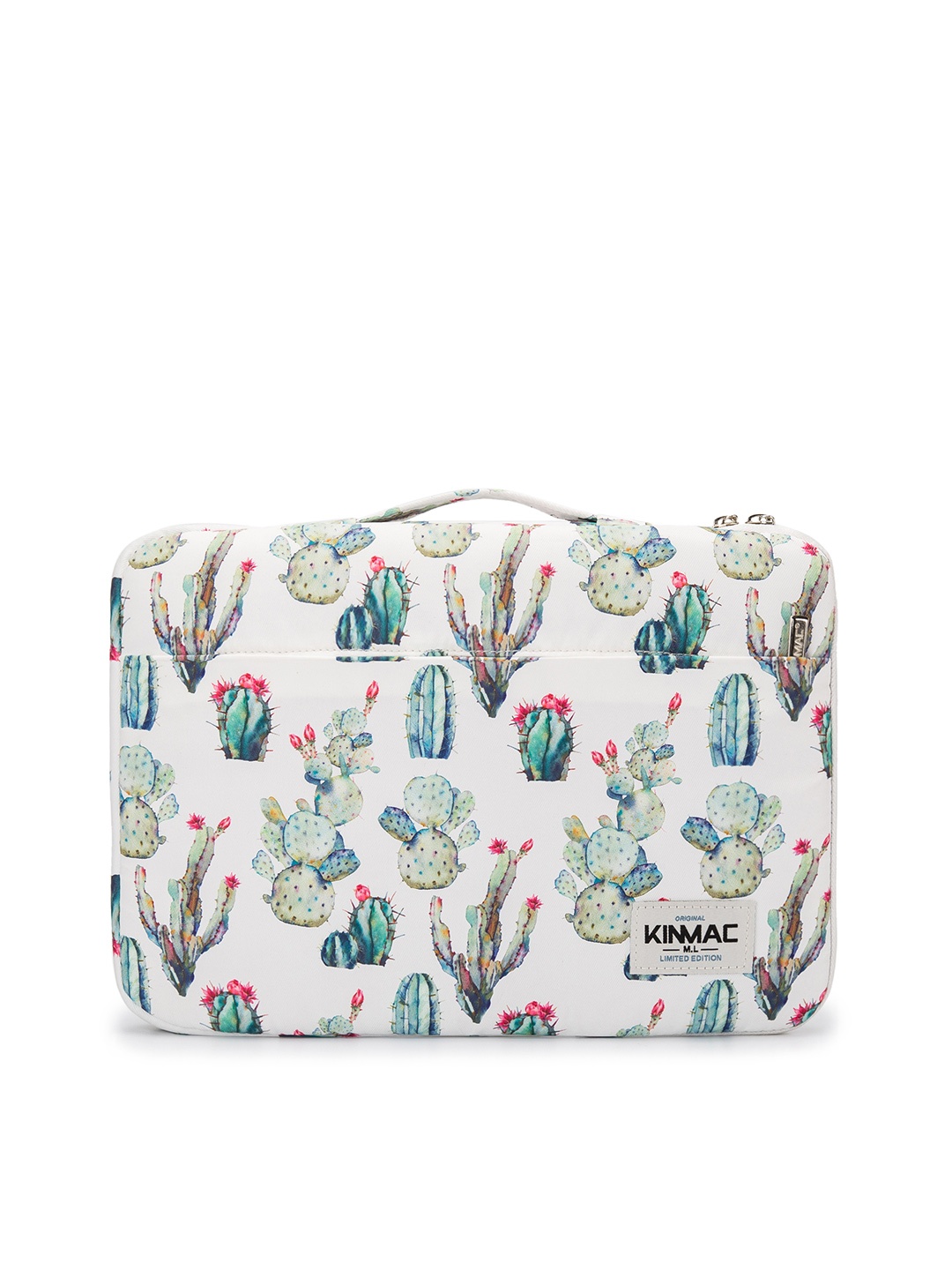 

Red Lemon Unisex White & Blue Printed Laptop Bag