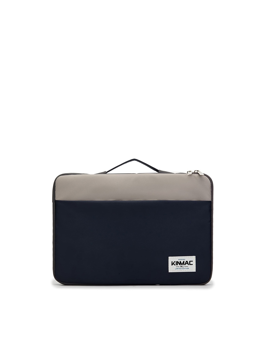 

Red Lemon Unisex Grey & Black Colourblocked Laptop Bag