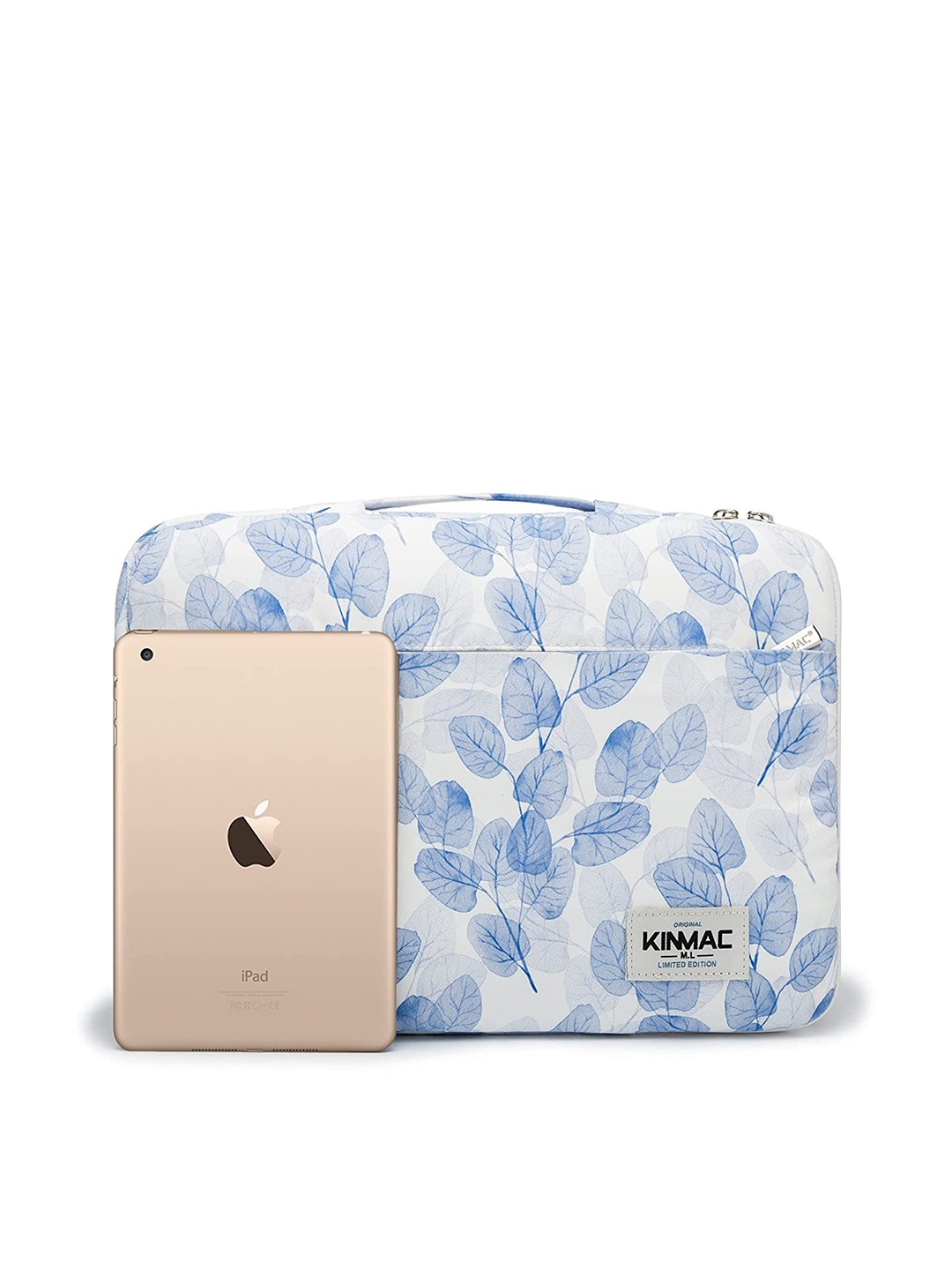 

Red Lemon Unisex Blue & White Printed Laptop Bag