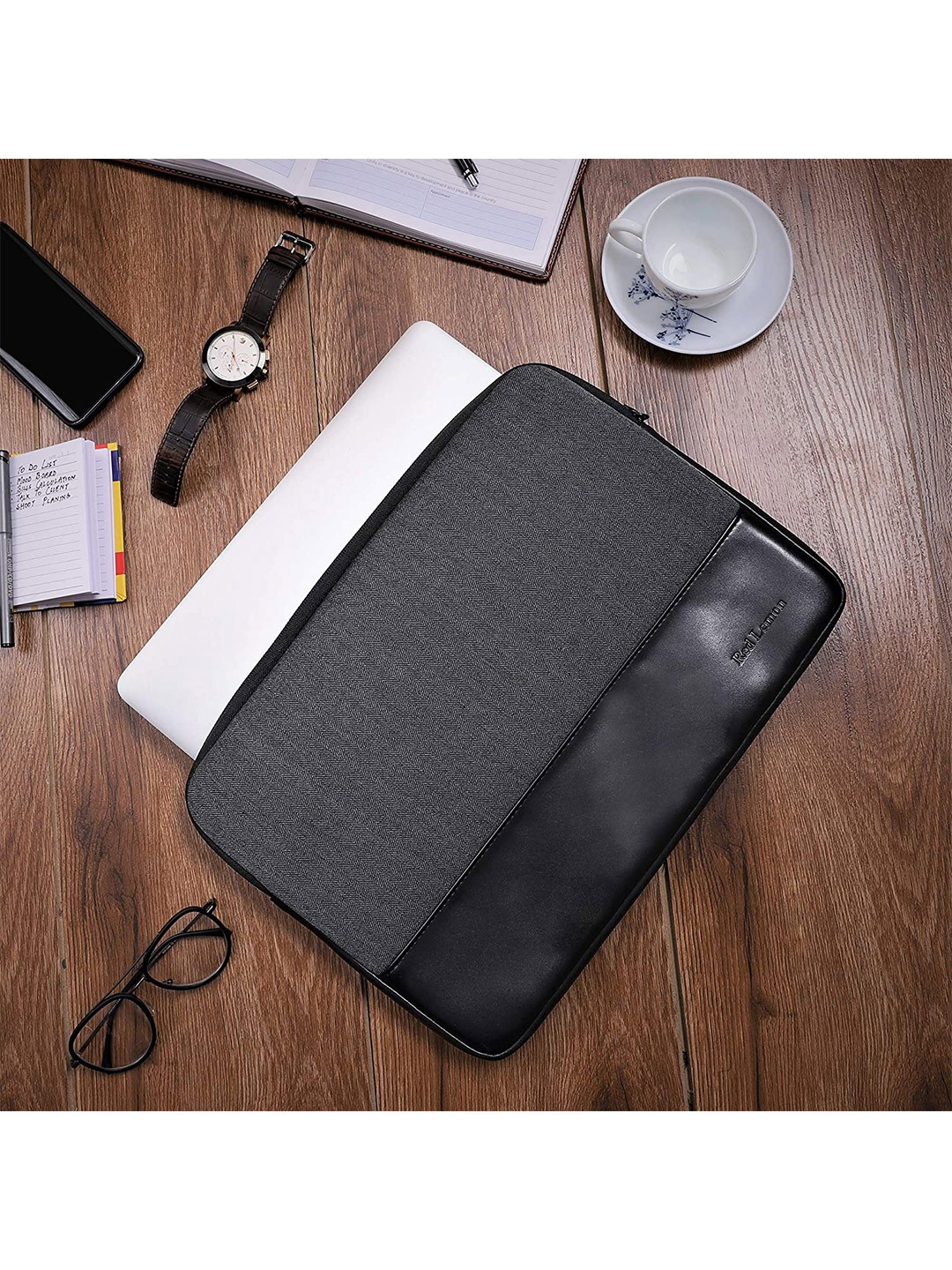 

Red Lemon Unisex Black Laptop Bag