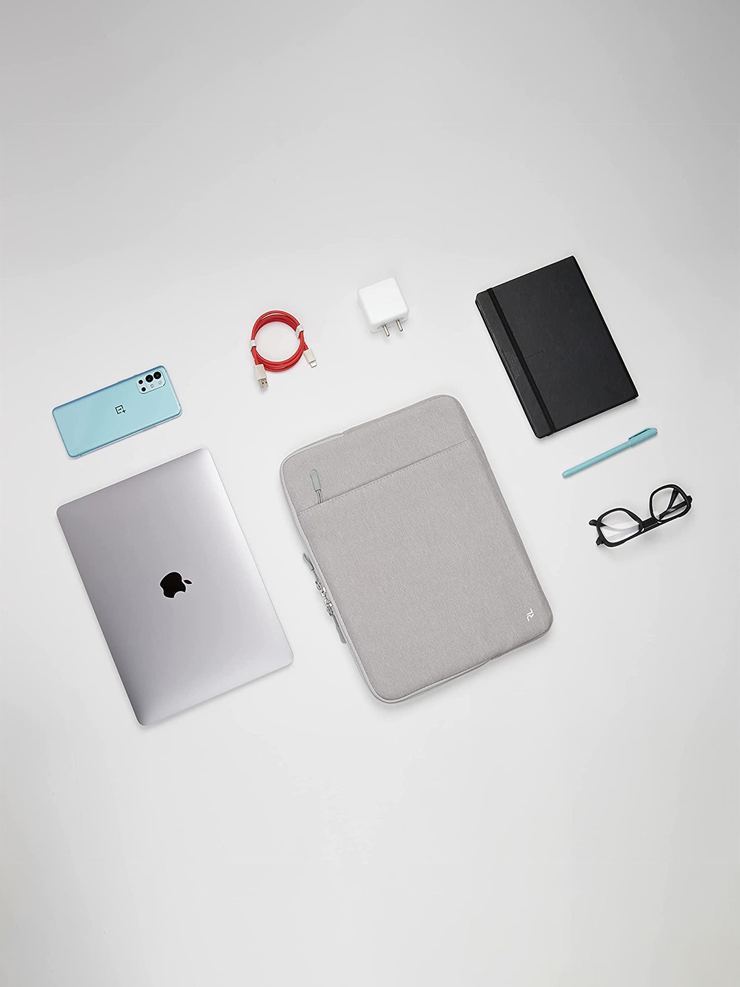 

Red Lemon Unisex Grey Laptop Bag