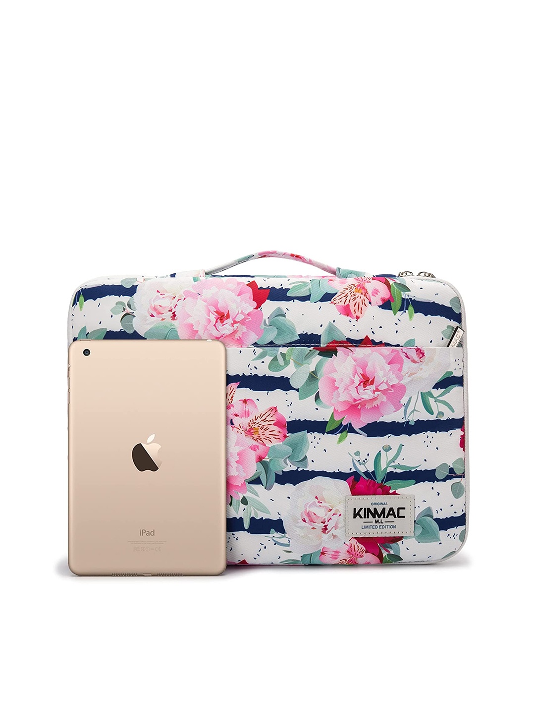 

Red Lemon Unisex Blue & White Printed Laptop Bag
