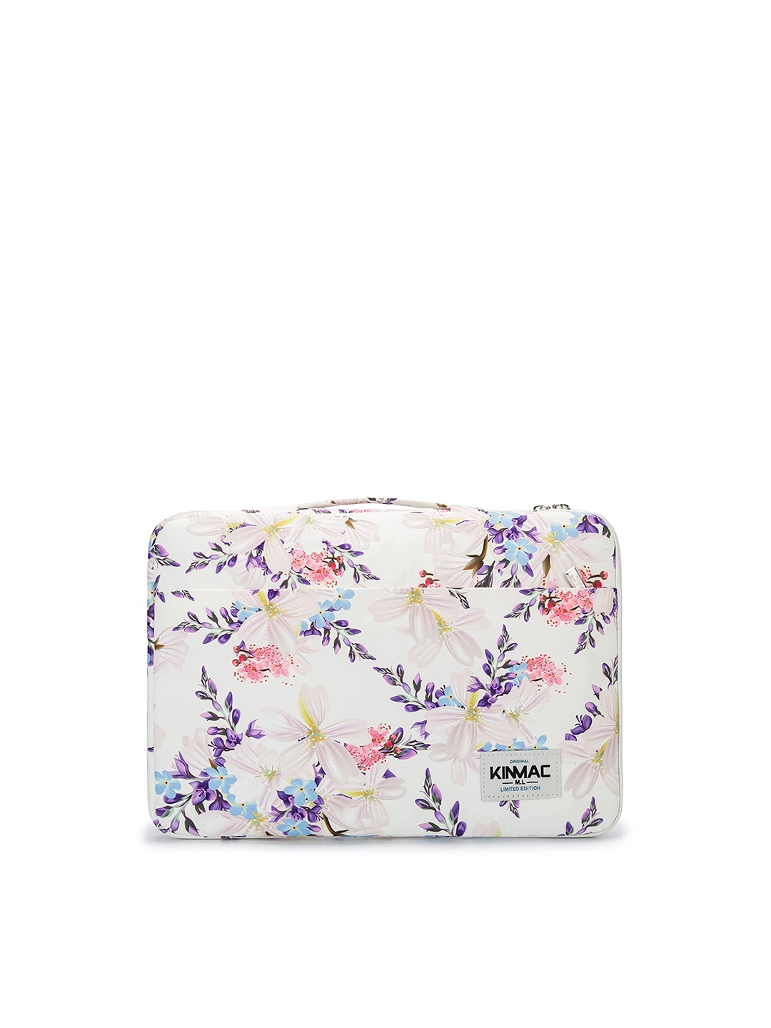 

Red Lemon Unisex White & Pink Printed Laptop Bag