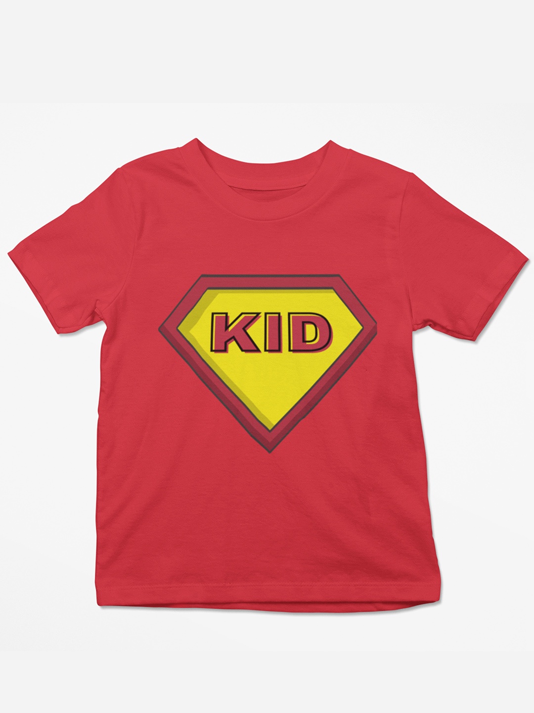 

MA Baby Kids Red Printed Pure Cotton Bio Finish T-shirt