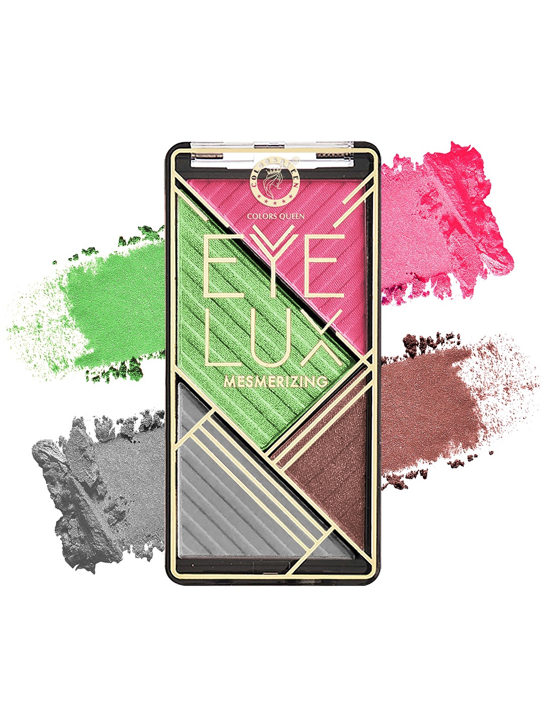 

Colors Queen Matte Professional Eye Lux Mesmerizer Makeup Highlighter Palette 7 g- 09, Multi