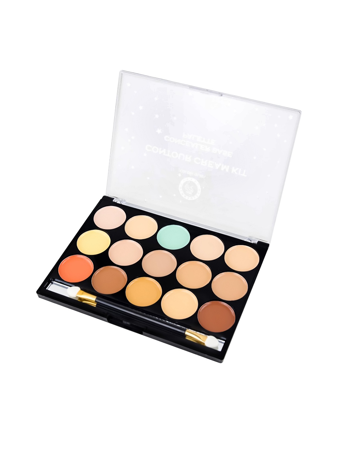 

Colors Queen Contour Cream Kit Waterproof Concealer Base Palette, Multi