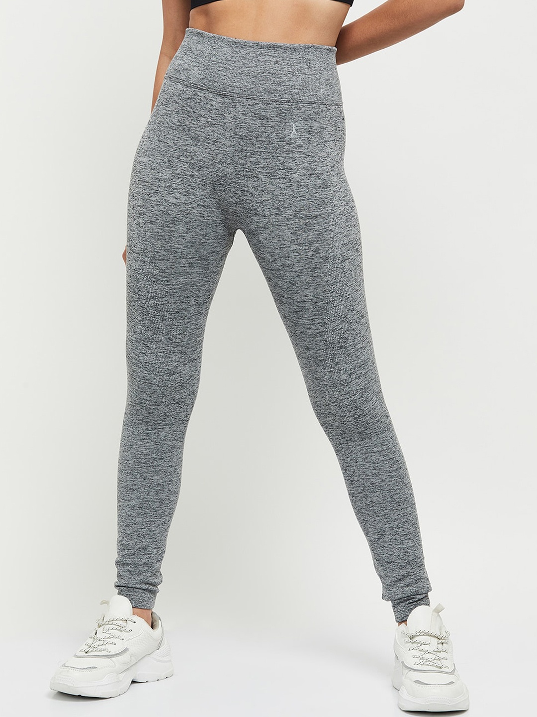 

Max Women Charcoal Grey Solid Tights