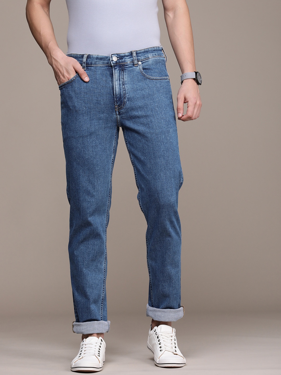 

Calvin Klein Jeans Men Blue Body Skinny Fit Stretchable Jeans