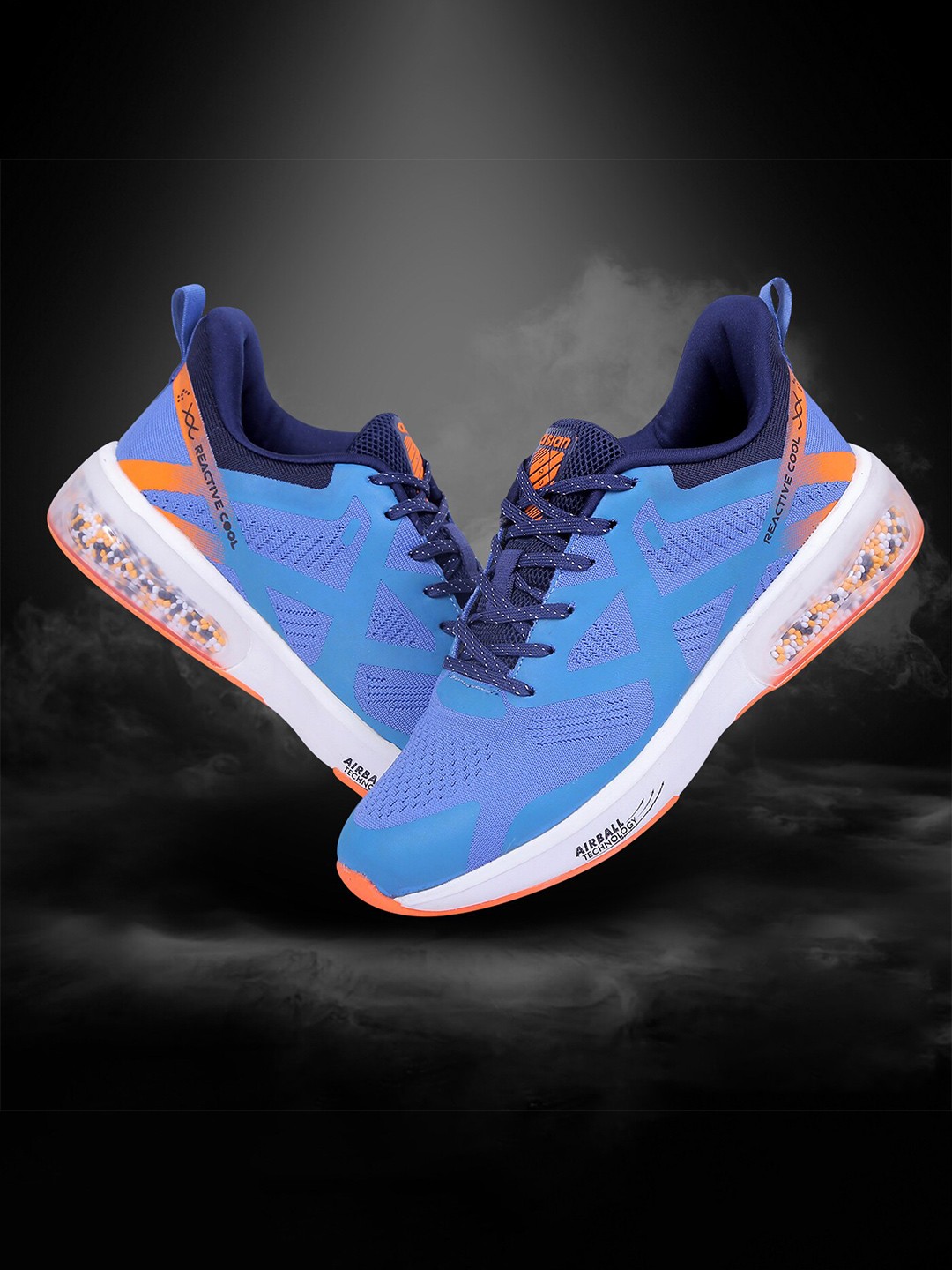 

ASIAN Men Blue Mesh Running Non-Marking Shoes