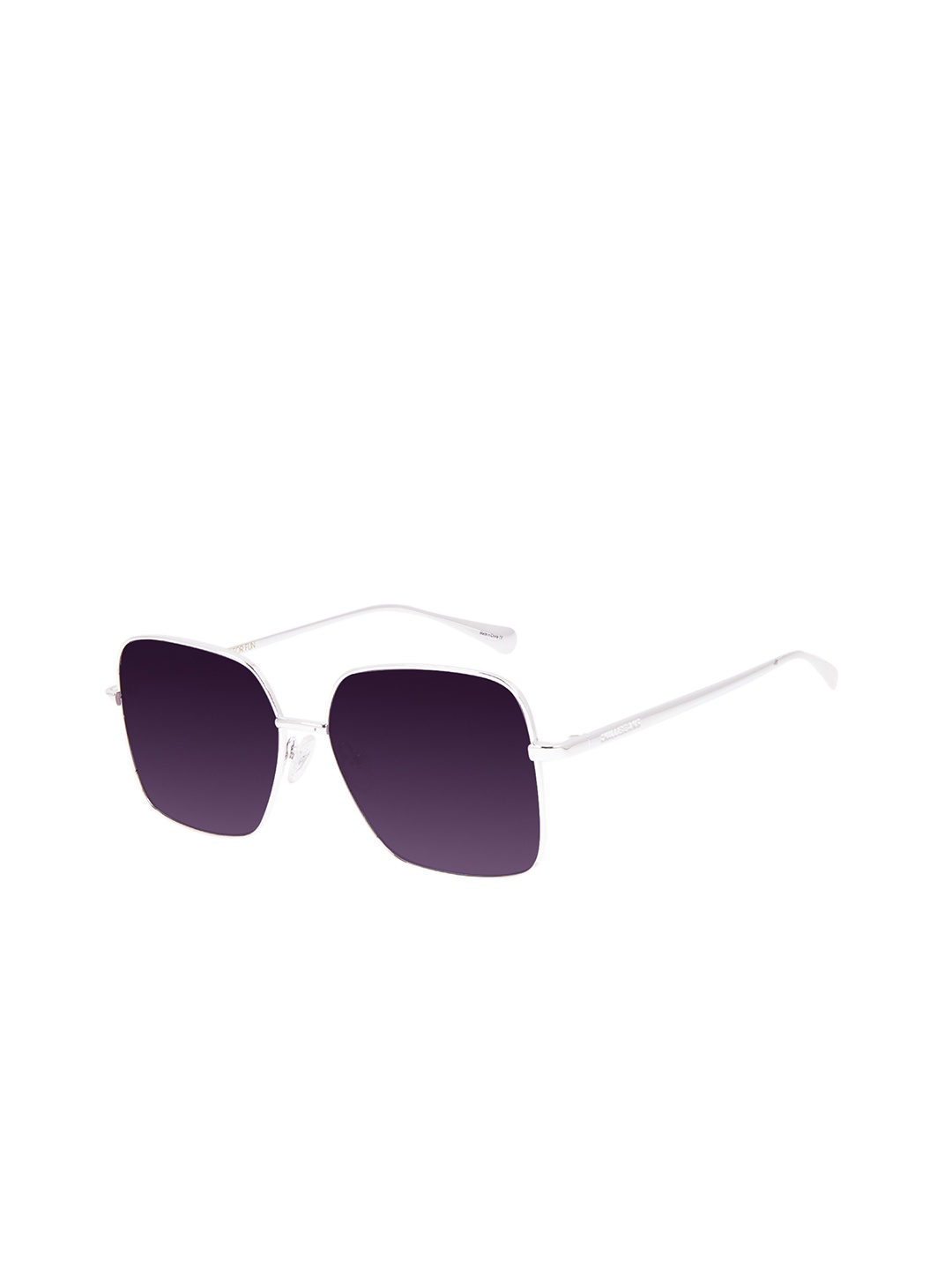 

Chilli Beans Women Purple Lens & Silver-Toned Frame Round Sunglasses OCMT30672007