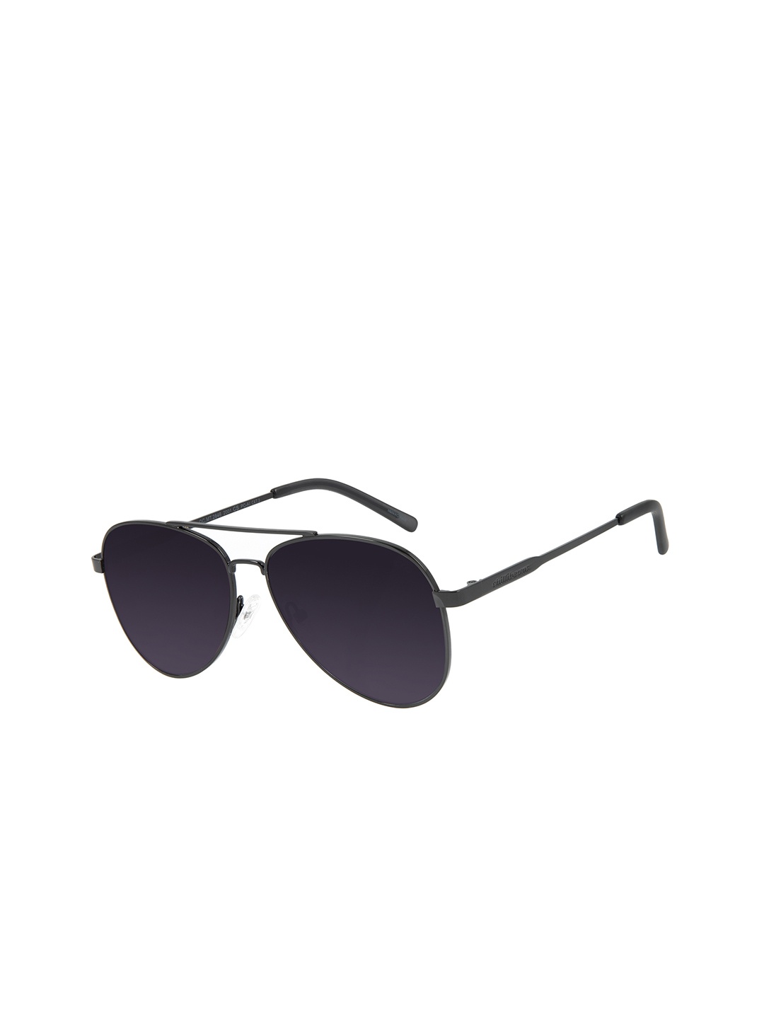 

Chilli Beans Unisex Black Lens & Black Aviator Sunglasses with UV Protected Lens
