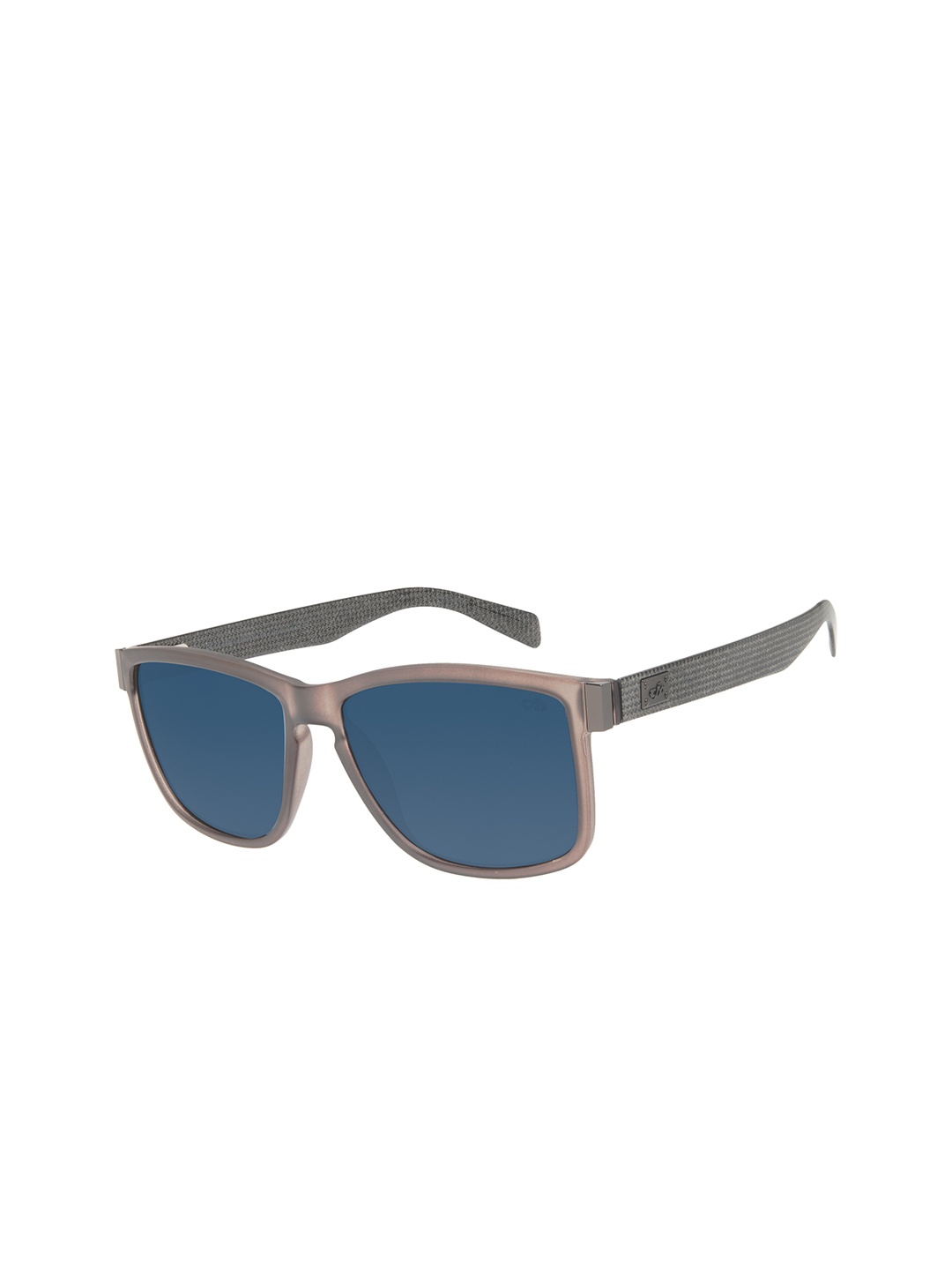 

Chilli Beans Men Blue Lens & Black Square Sunglasses with UV Protected Lens