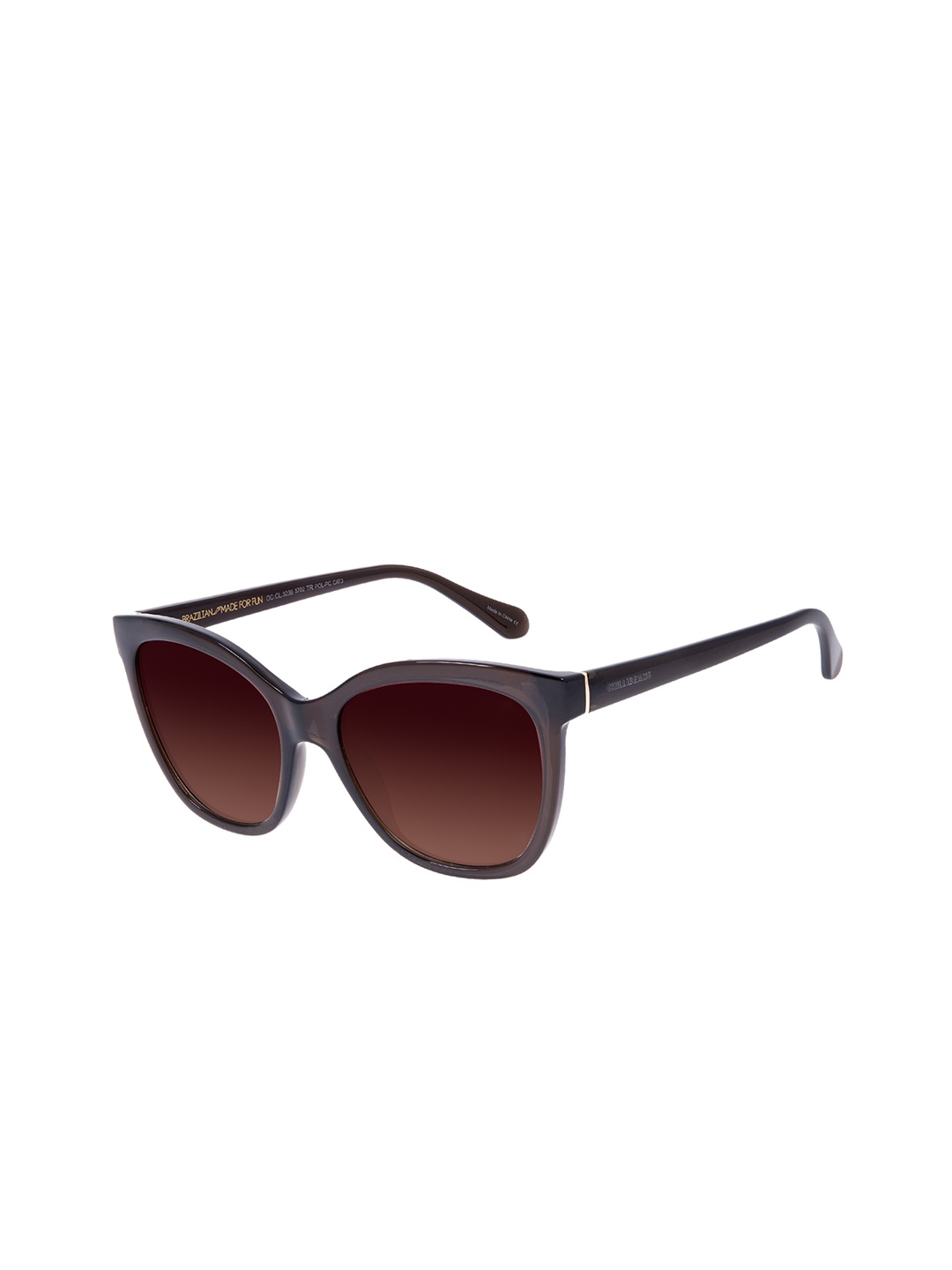 

Chilli Beans Women Brown Lens & Brown Round Sunglasses with UV Protected Lens OCCL32385702