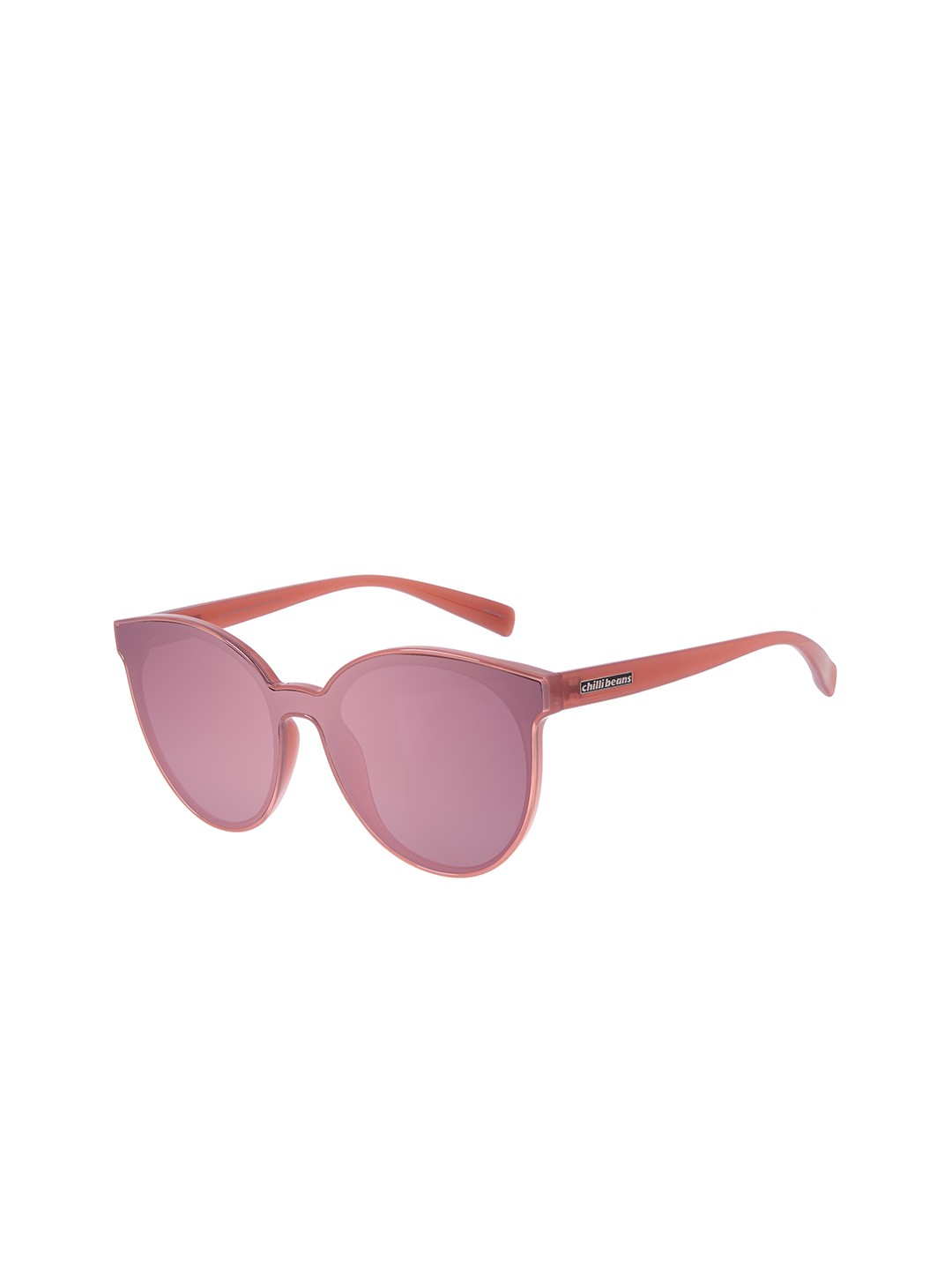 

Chilli Beans Women Pink Lens & Purple Round Sunglasses with UV Protected Lens