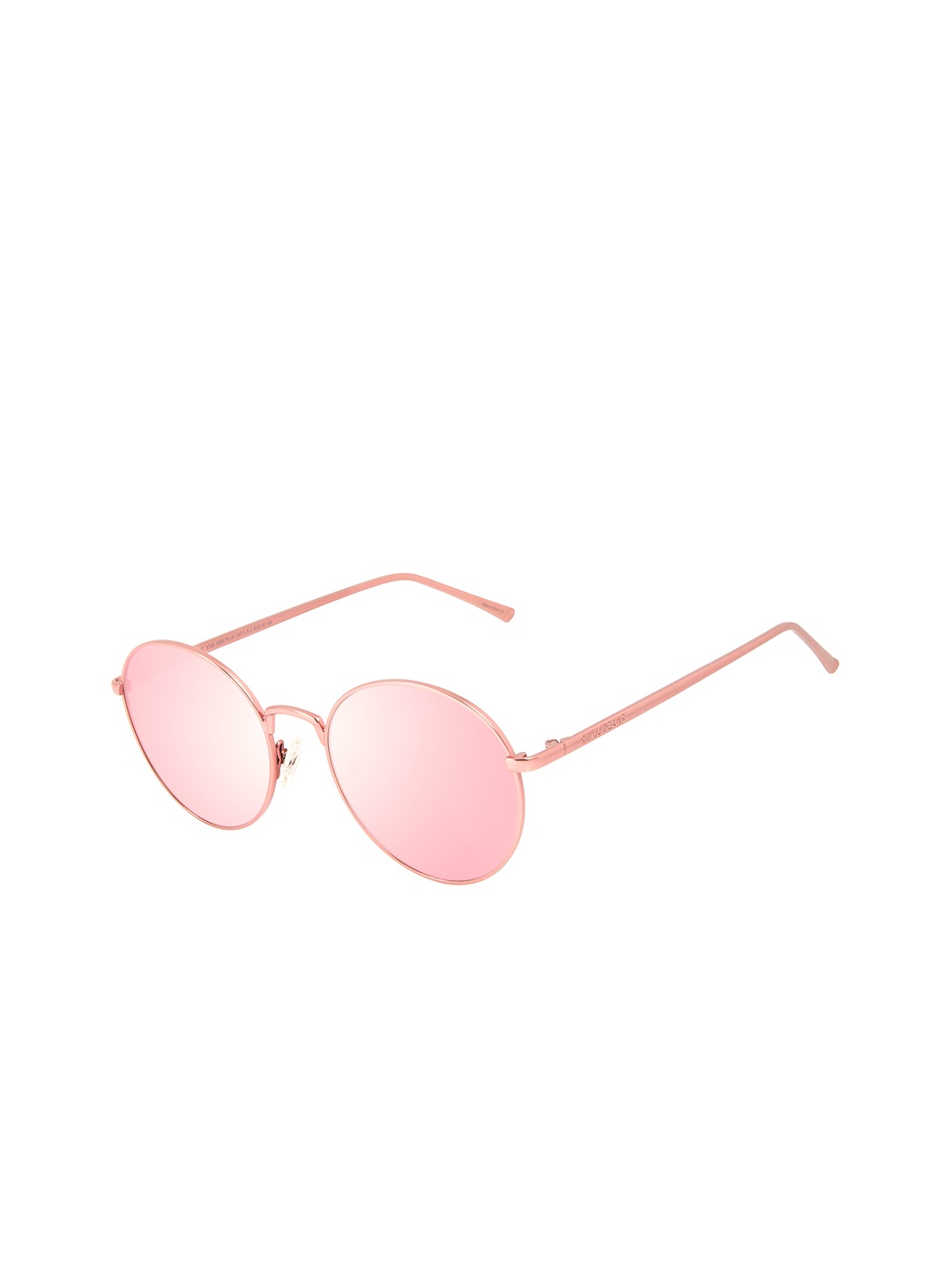 

Chilli Beans Women Pink Lens & Rose Gold-Toned Round Sunglasses with UV Protected Lens