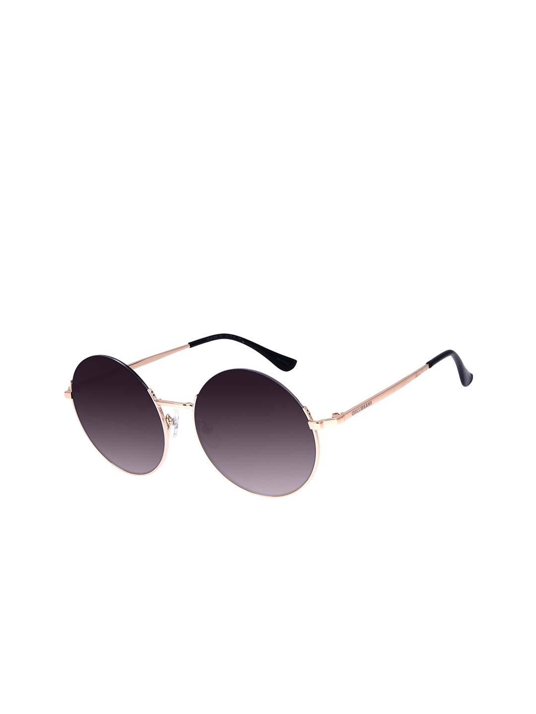 

Chilli Beans Women Purple Lens & Gold-Toned Round Sunglasses with UV Protected Lens
