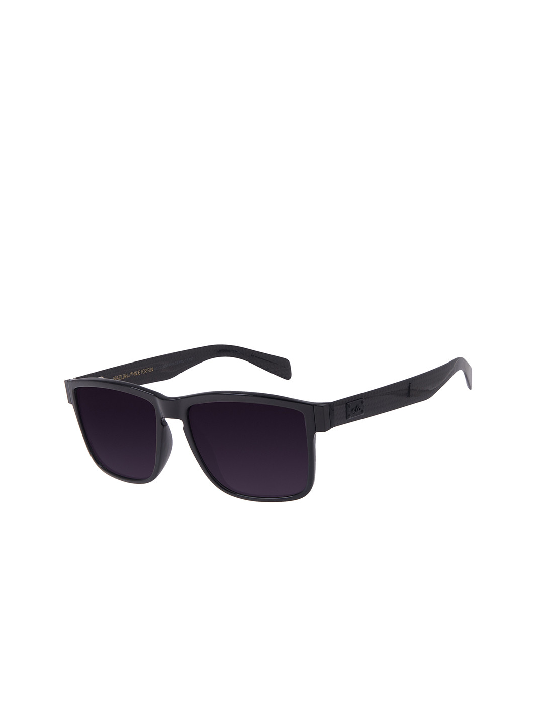 

Chilli Beans Men Purple Lens & Black Square Sunglasses with UV Protected Lens OCCL32502001