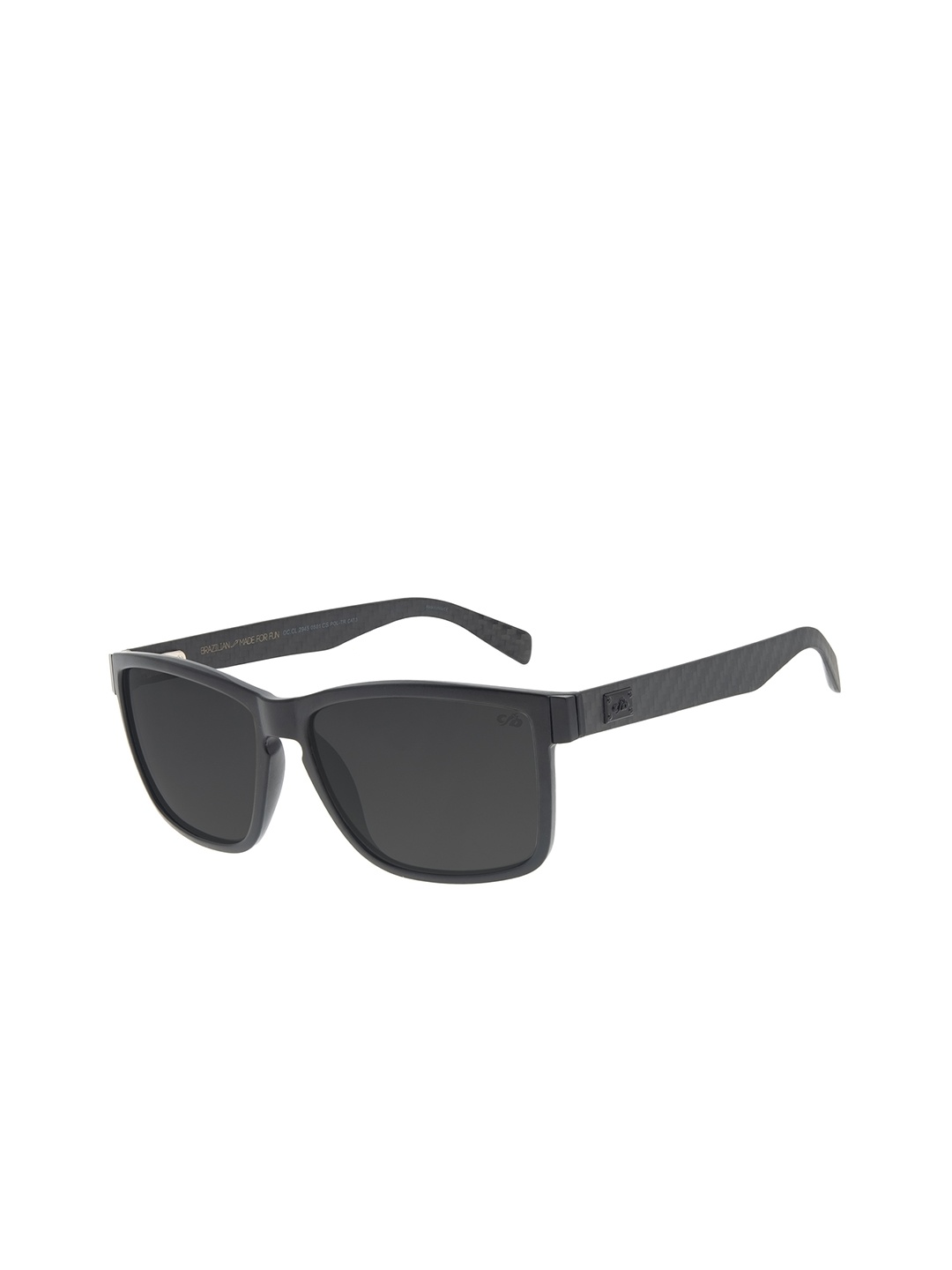 

Chilli Beans Men Black Lens & Black Square Sunglasses with UV Protected Lens