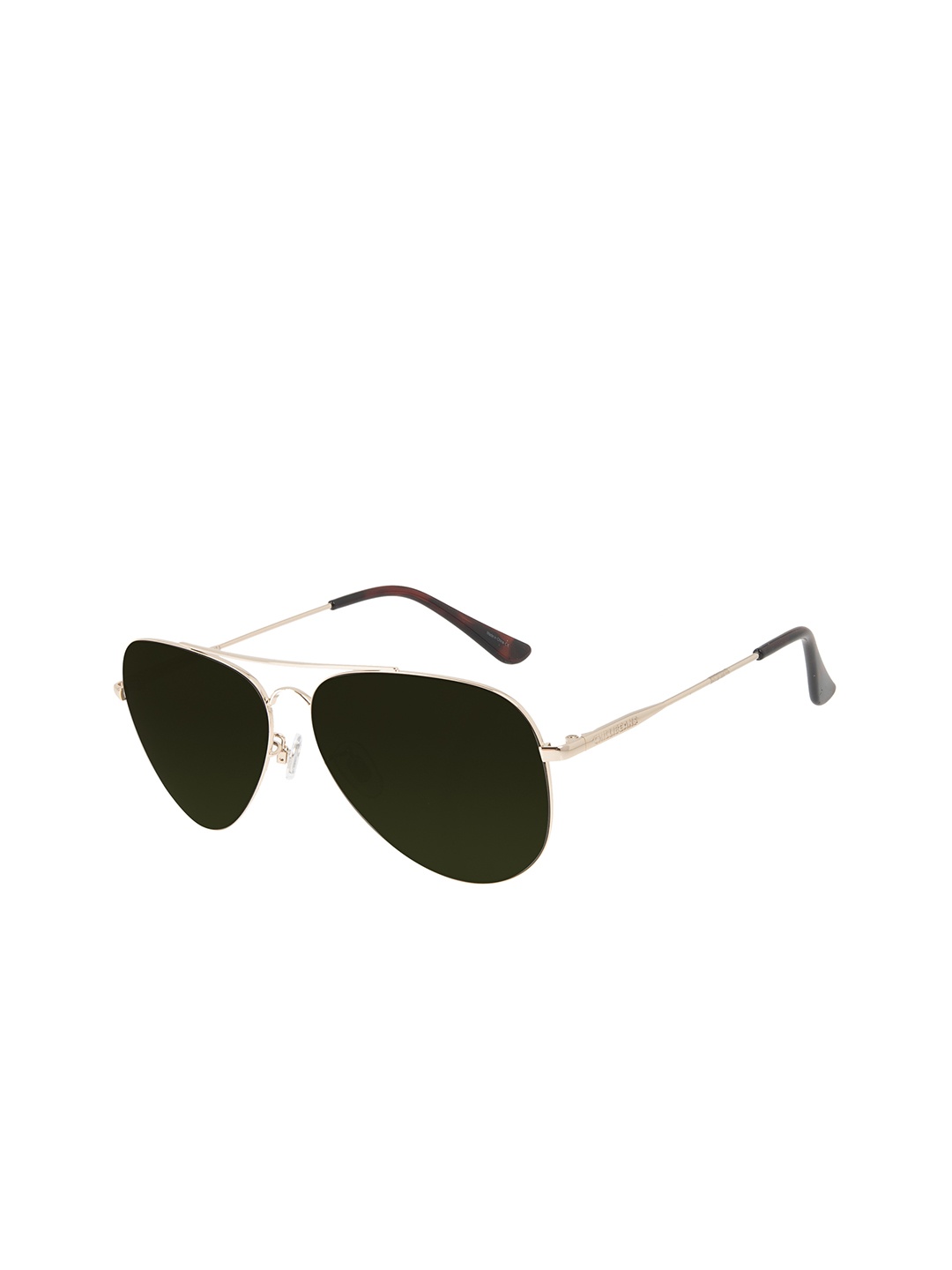 

Chilli Beans Unisex Green Lens & Gold-Toned Sunglasses UV Protected Lens OCMT31321521