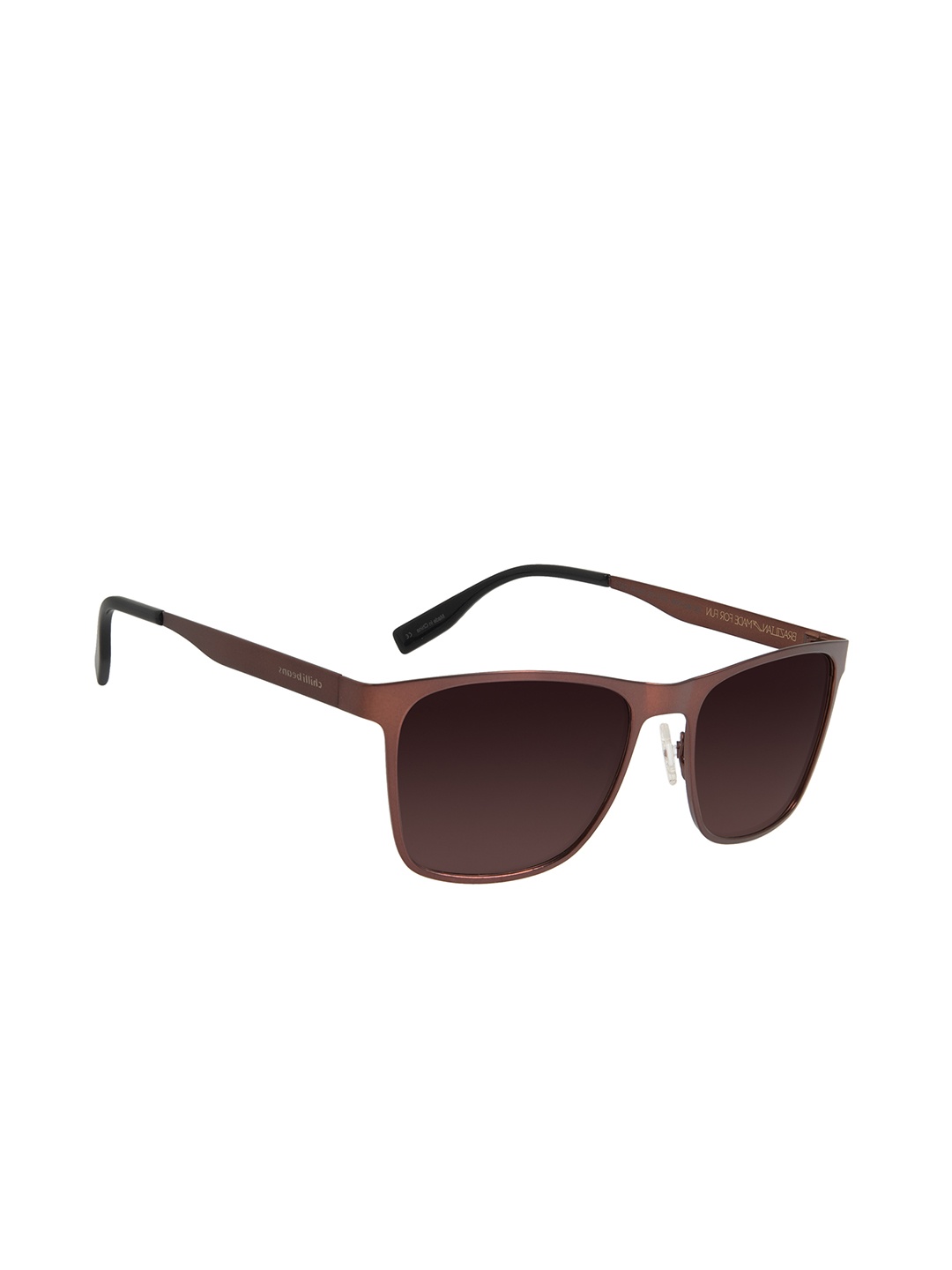 

Chilli Beans Men Rectangle Sunglasses with UV Protected Lens, Grey