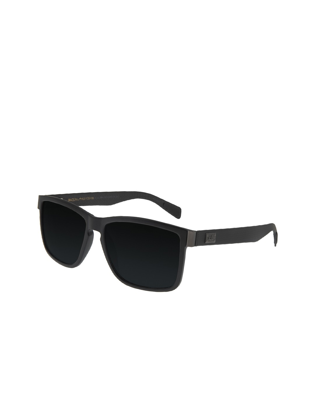 

Chilli Beans Men Black Lens & Black Square Sunglasses with UV Protected Lens