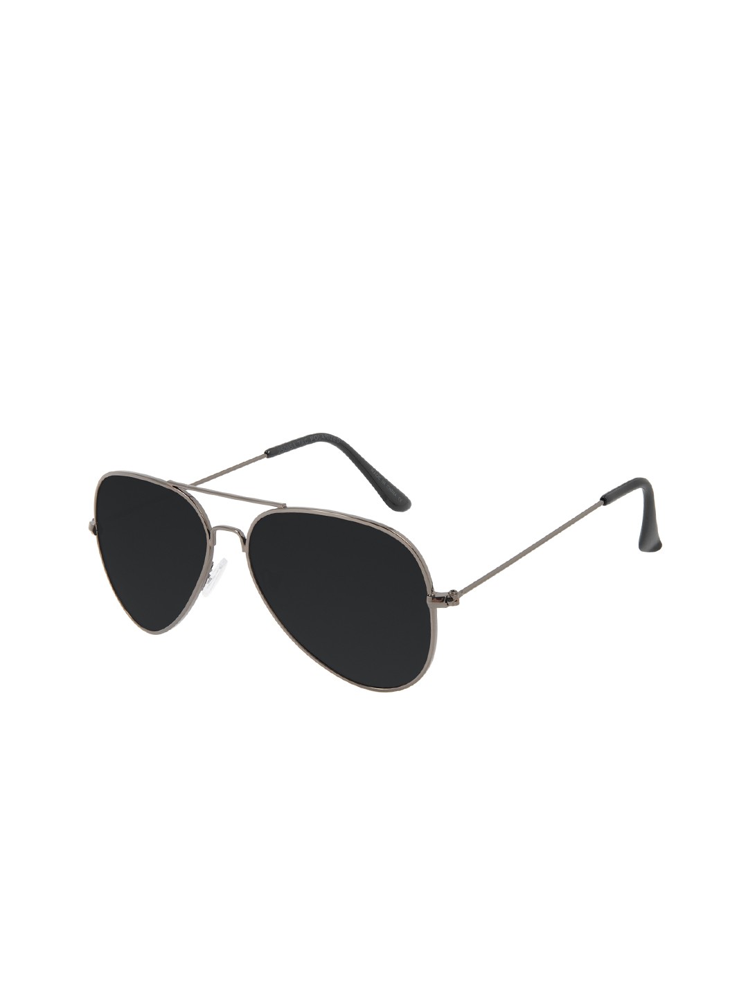 

Chilli Beans Men Black Lens & Black Aviator Sunglasses with UV Protected Lens