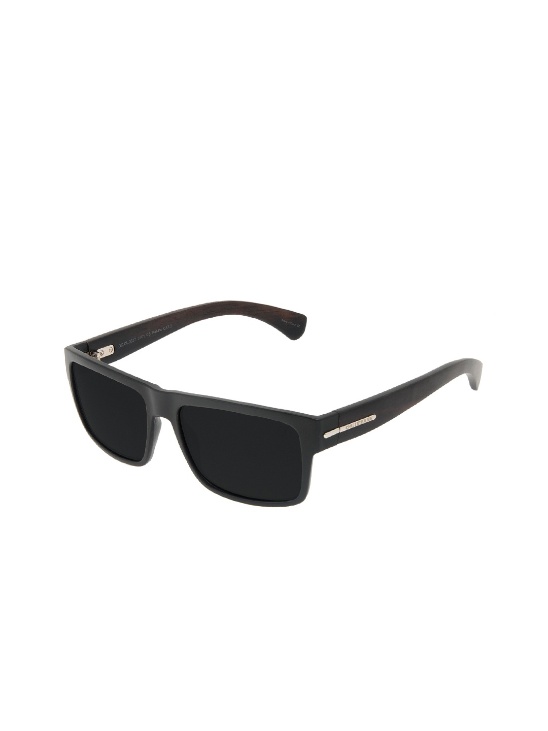 

Chilli Beans Men Black Lens & Black Square Sunglasses with UV Protected Lens