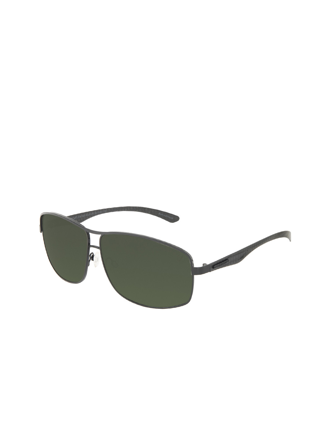 

Chilli Beans Men Green Lens & Black Rectangle Sunglasses with UV Protected Lens