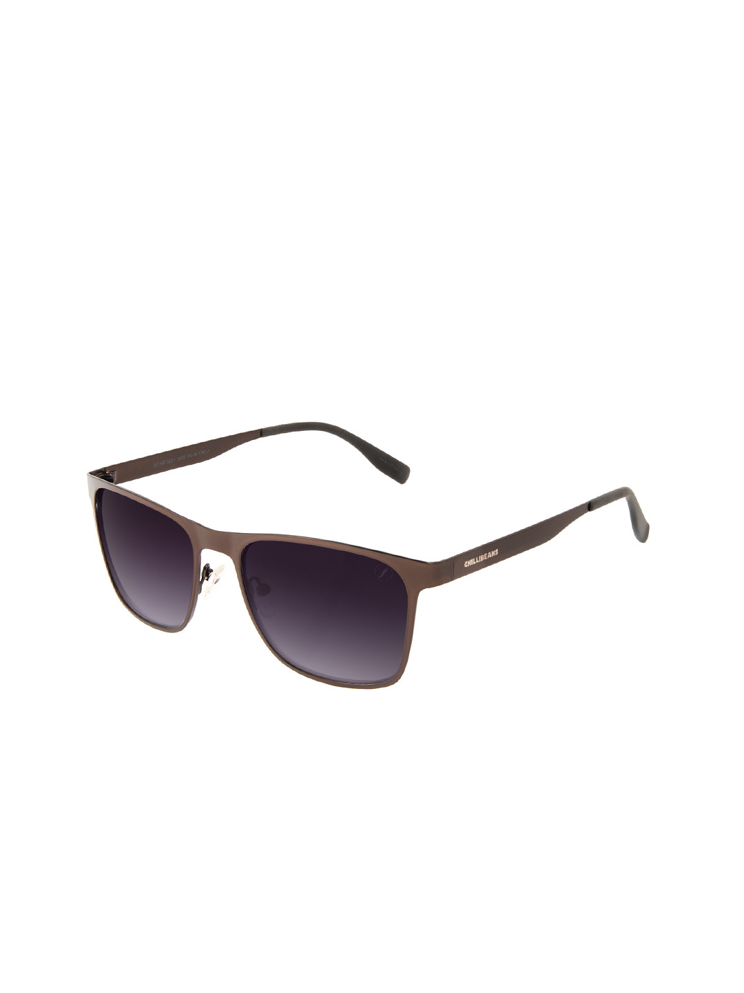 

Chilli Beans Men Purple Lens & Brown Rectangle Sunglasses with UV Protected Lens