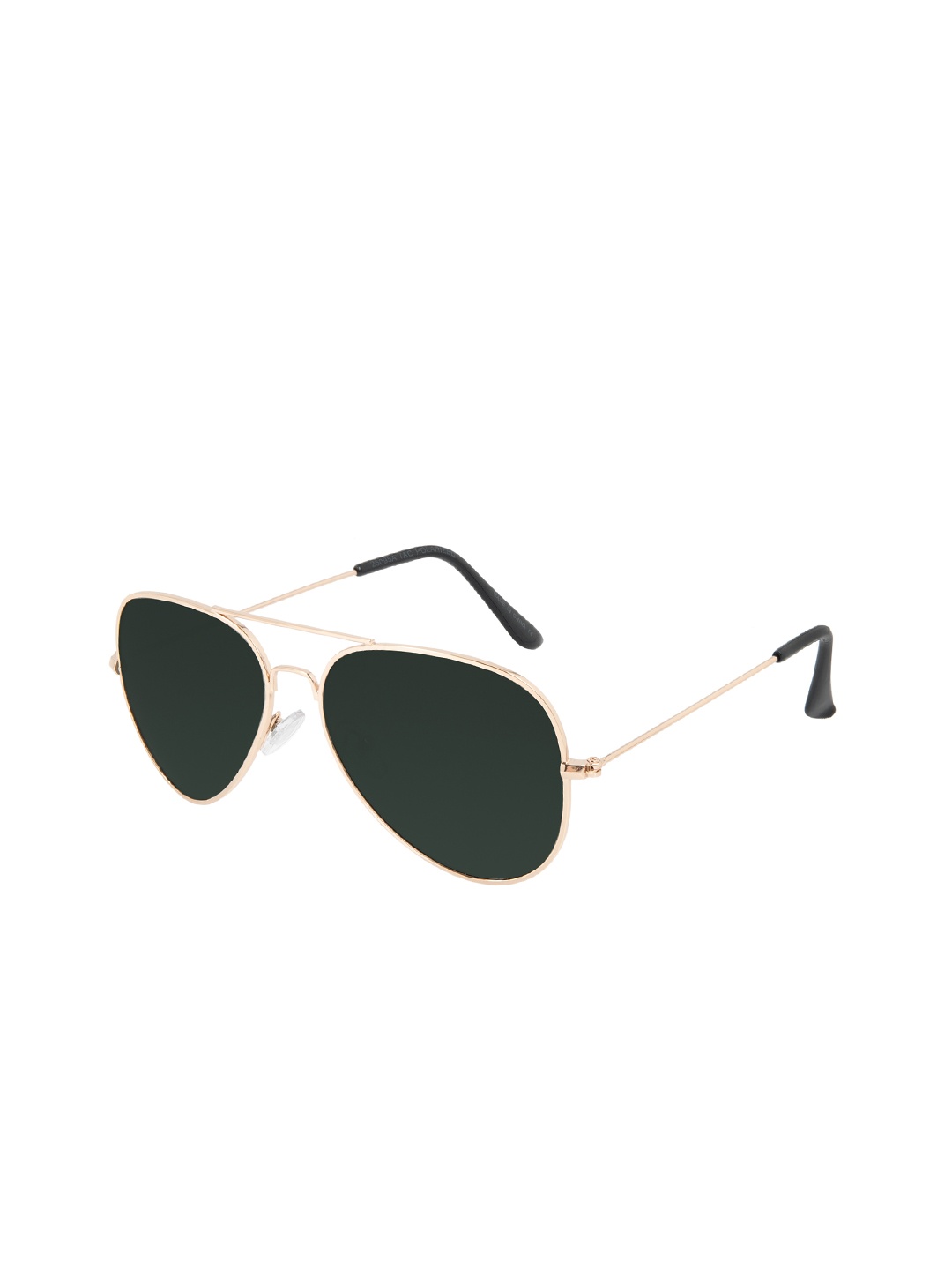 

Chilli Beans Men Black Lens & Gold-Toned Aviator Sunglasses with UV Protected Lens