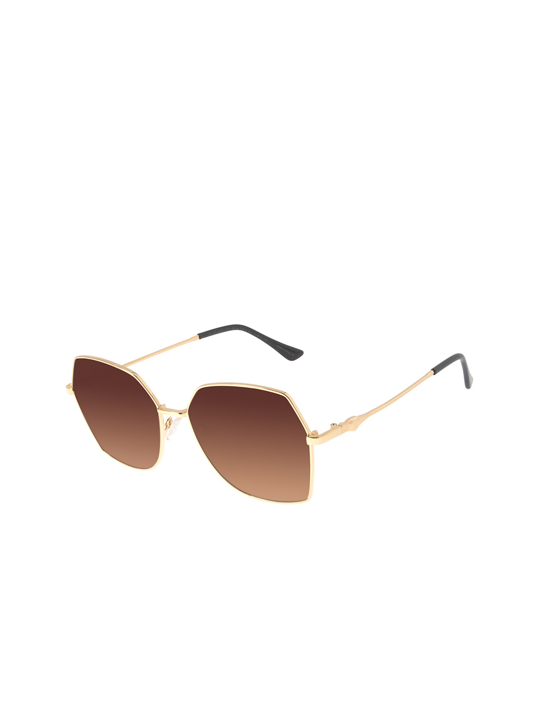

Chilli Beans Women Square Sunglasses with UV Protected Lens, Brown