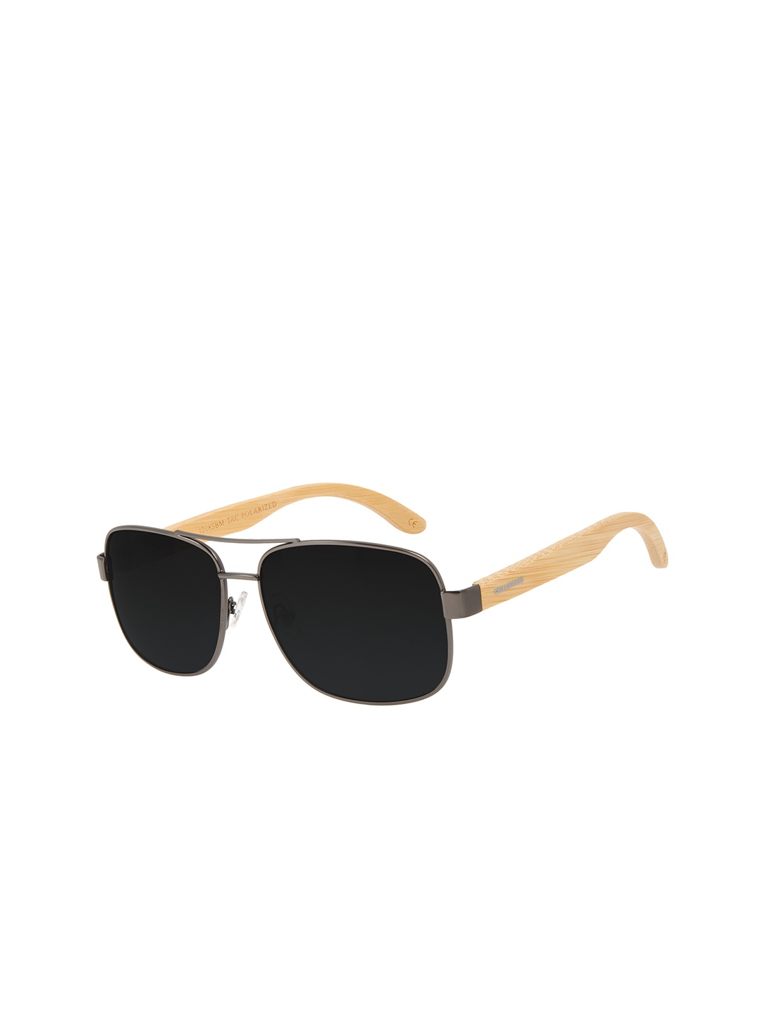 

Chilli Beans Men Black Lens Rectangle Sunglasses with UV Protected Lens OCMT30930122