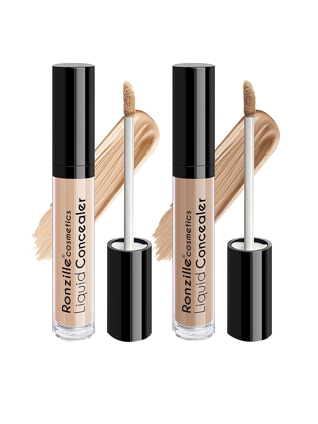 

Ronzille Set of 2 HD Waterproof Matte Liquid Concealer 5ml each - Shades 03 & 04, Beige