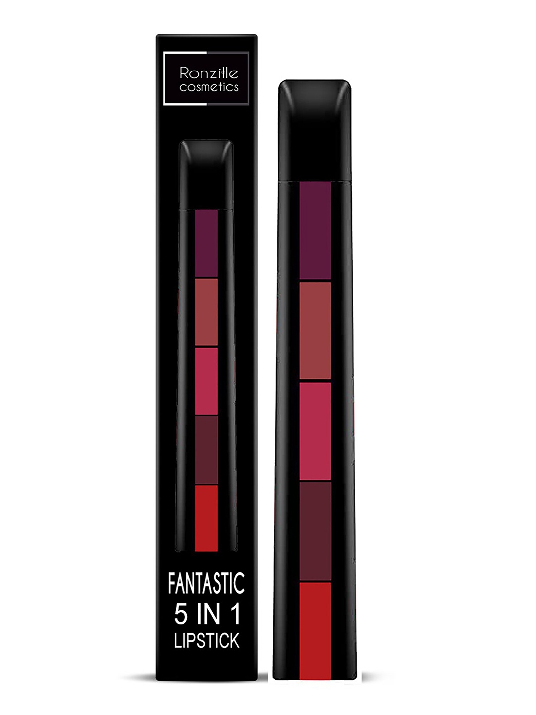

Ronzille 5 in 1 Lipstick 10 gm, Multi