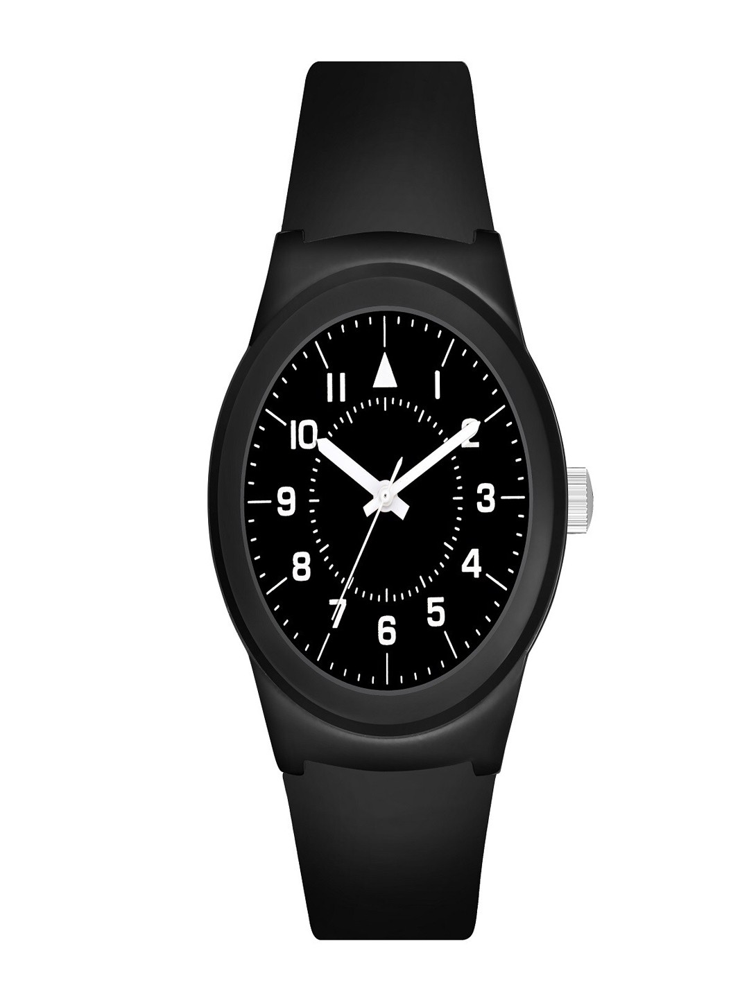 

WATCHSTAR Men Black Dial & Black Leather Straps Analogue Watch