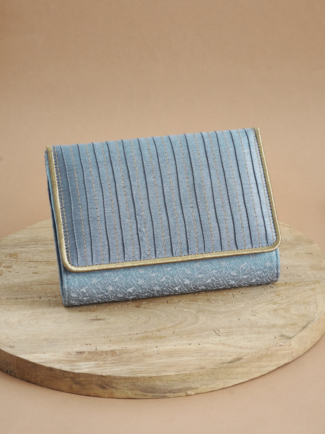 

Fabindia Women Blue Clutches