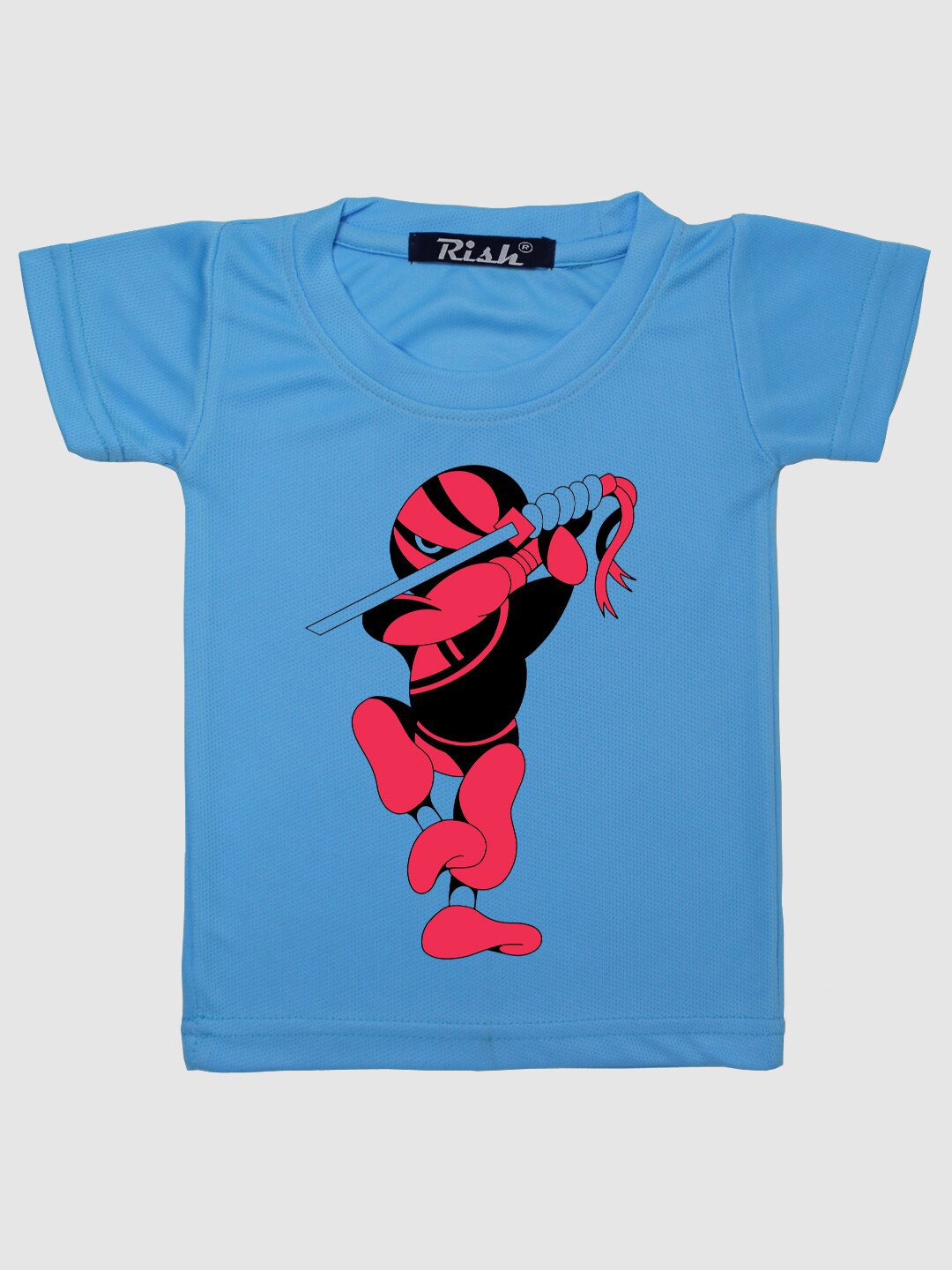 

RISH Kids Blue Ninja Printed T-shirt